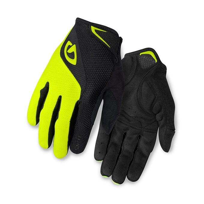 GIRO rukavice BRAVO LF-black/highlight yellow - zvìtšit obrázek